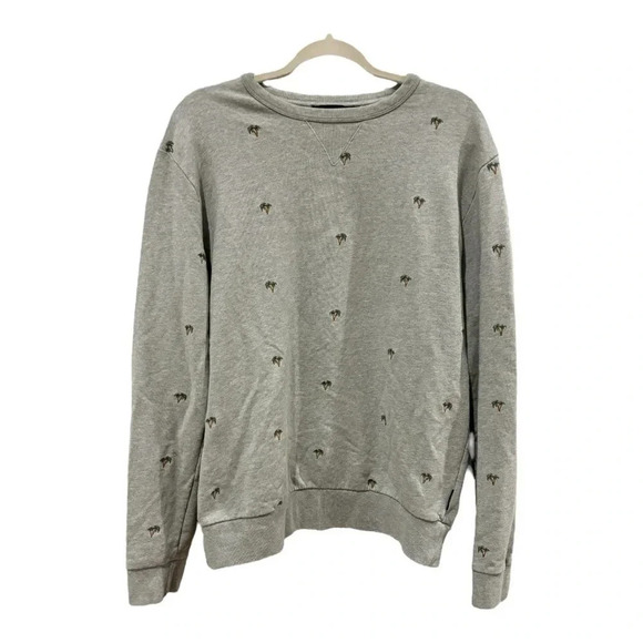 French Connection | Palm Tree Party Sweatshirt | Sz M - Picture 1 of 6